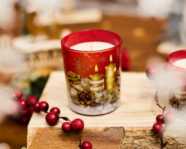 Christmas gift perfumed candle cinnamon-scented candles