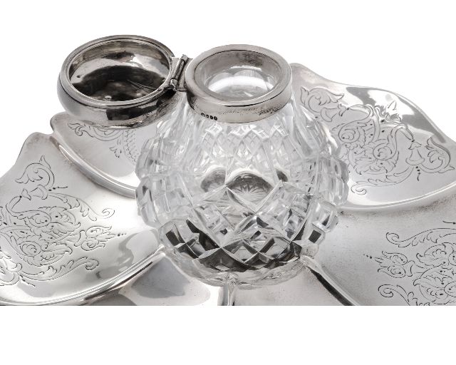 Inkwell Silver London Gb 1866 1867 Selezione Zanolli 155648 V81r0774