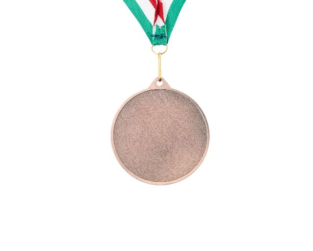 Bronze Medal Metal Personalized With Tricolor Ribbon Selezione Zanolli 187972 6226060bpt