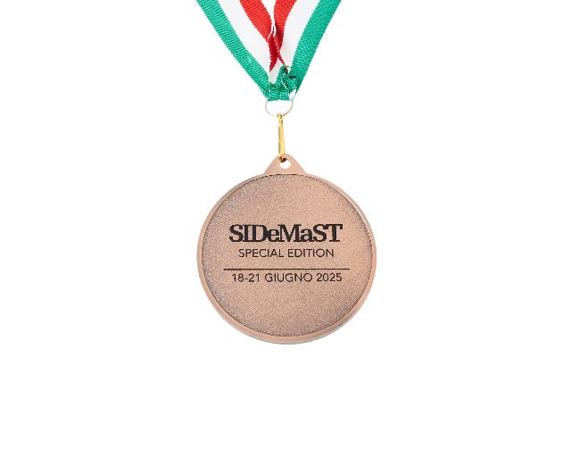Bronze Medal Metal Personalized With Tricolor Ribbon Selezione Zanolli 187972 6226060bpt