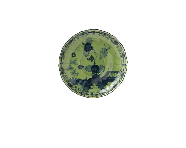 Tea saucer oriente italiano malachi porcelain