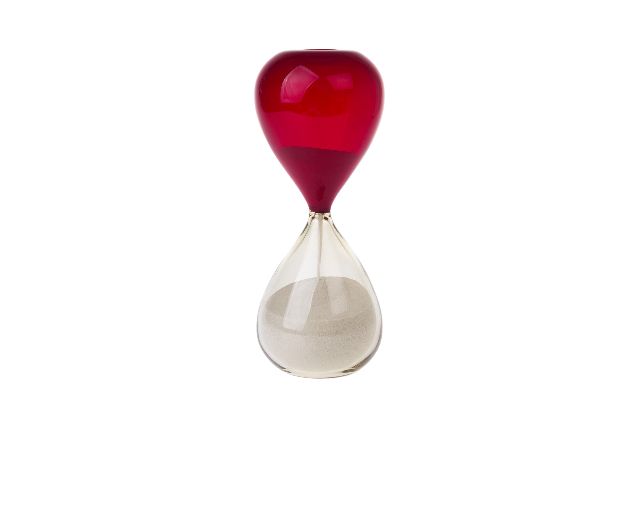 Clessidra Vetro Di Murano Pagliesco E Rosso Venini 167686 93142006pgrv