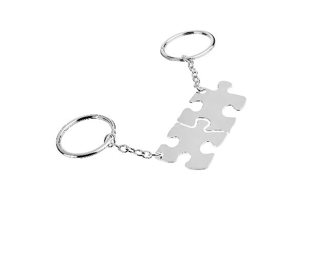 Divisible Keychain Puzzle Silver Selezione Zanolli 27398 611pcpuzzle