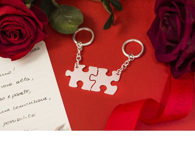Divisible Keychain Puzzle Silver Selezione Zanolli 27398 611pcpuzzle