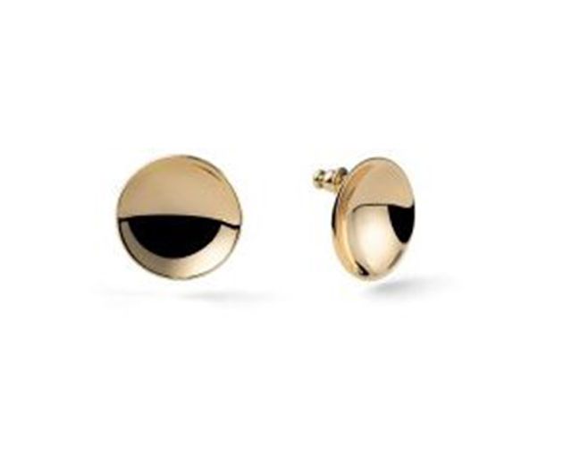 Earrings lux in gilded bronze