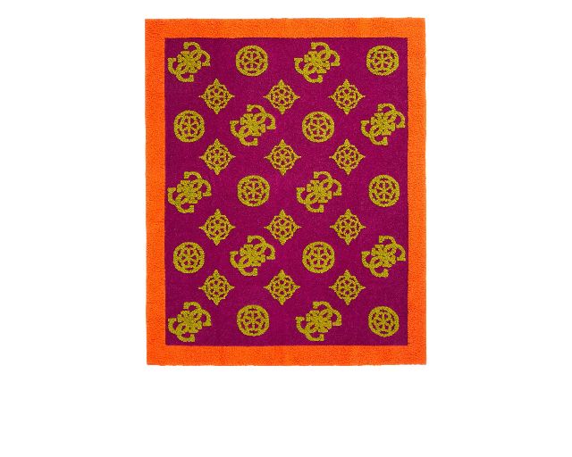 Plaid In Lana Cotta Peony Arancio Guess 185617 Ibpeoip3201oml