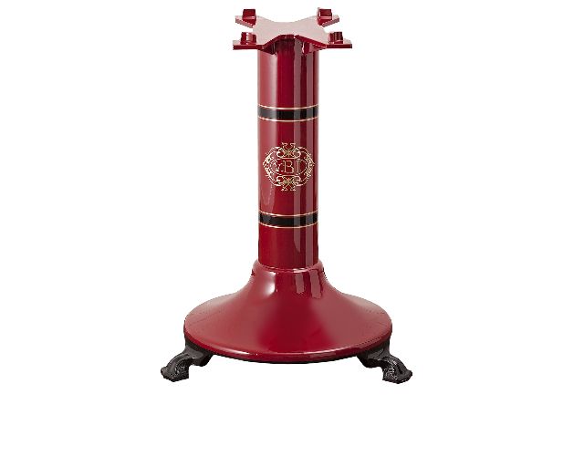 Pedestal p15 steel red and gold