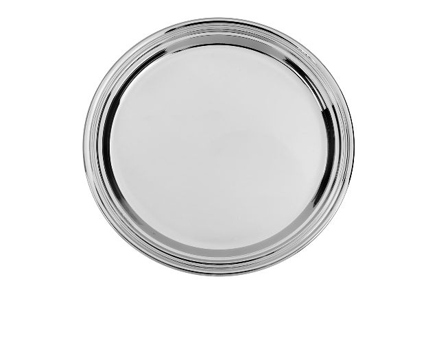 Bottle coaster silver plated in english style
