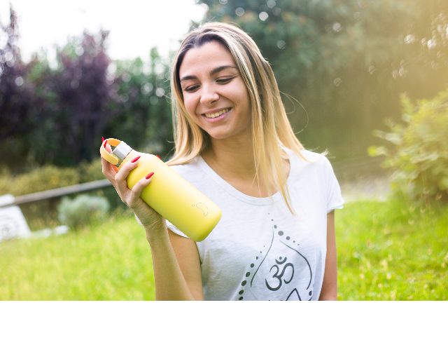 Thermal Bottle Steel Pollen Yellow Chillys Bottles 168255 944b500s2pyel