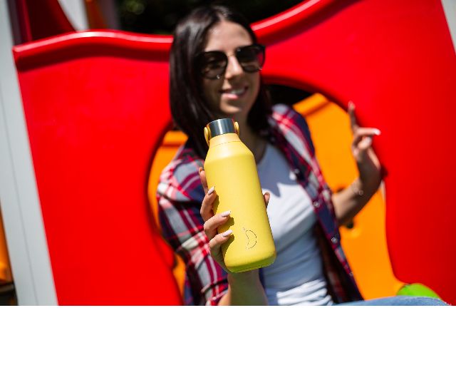 Thermal Bottle Steel Pollen Yellow Chillys Bottles 168255 944b500s2pyel