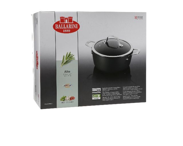 Casseruola Alba Con Due Manici E Coperchio Ballarini 153304 7449y2ld24