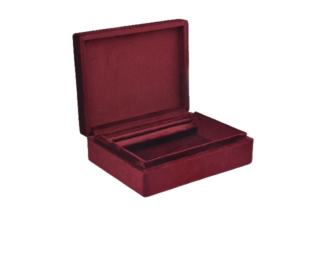 Scatola Portagioie Argento E Velluto Bordeaux Selezione Zanolli 131943 248sc536bo