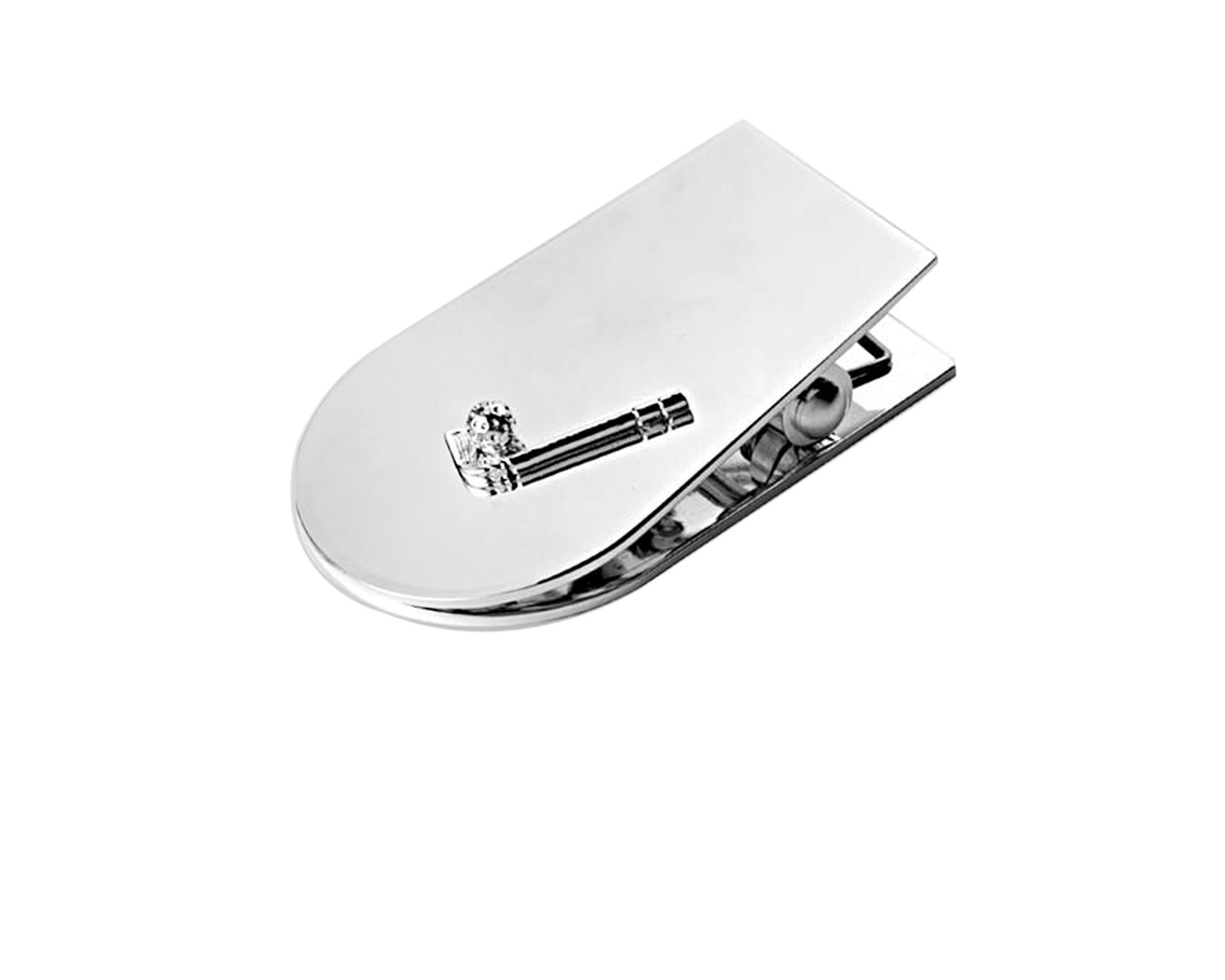 Molletta Fermacarte Golf Silver Plated Selezione Zanolli