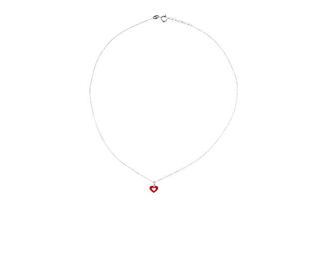 Collana cuore argento