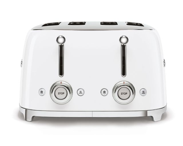 Toaster 4 Slices White Smeg 189485 891tsf03wheu