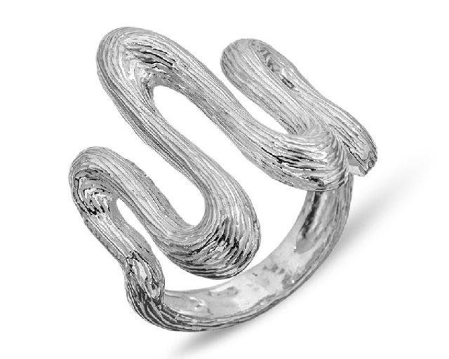 Anello medusa argento