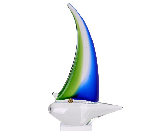 Trofeo Vela In Vetro Soffiato Selezione Zanolli