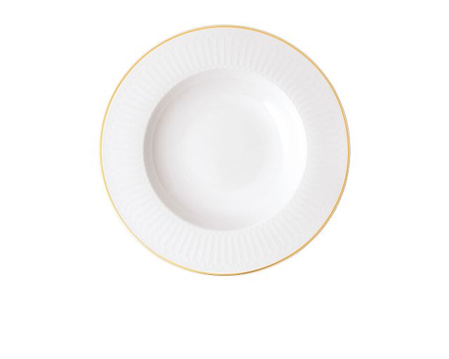 Soup plate chateau septfontaines porcelain