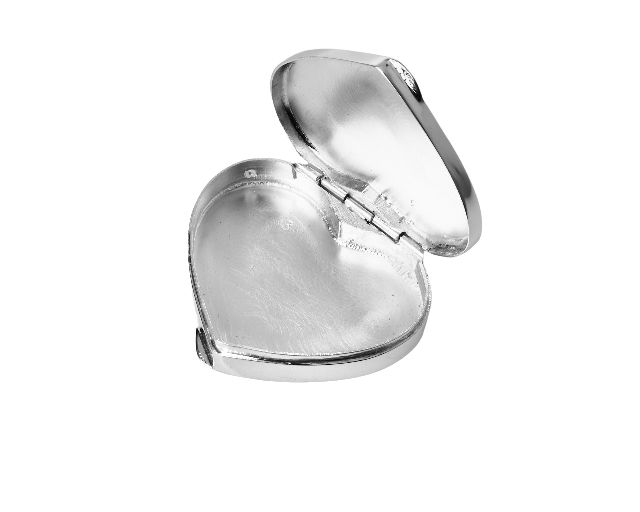 Portapillole Cuore Argento Con Incisione Selezione Zanolli