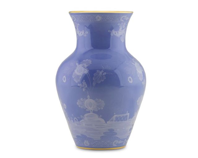 Vaso Ming Oriente Italiano Pervinca Porcellana Richard Ginori 189271 F01602g61320250a61