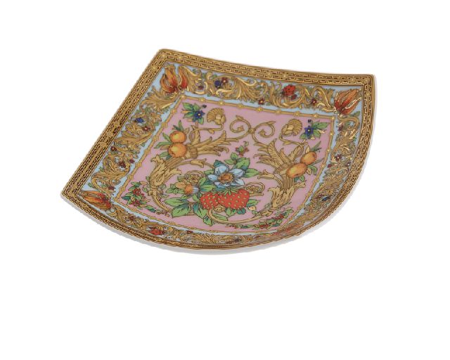 Square bowl le jardin porcelain