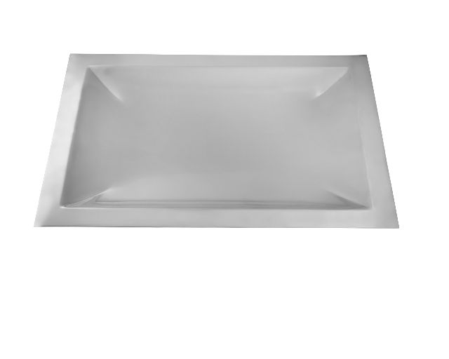 Centrotavola Spigolo Essentia Argento Rettangolare Selezione Zanolli