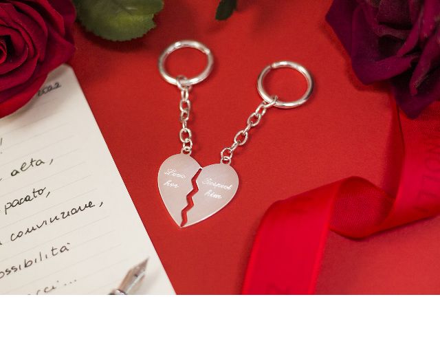 Portachiavi Divisibile Cuore Argento Selezione Zanolli 27394 611pccuore