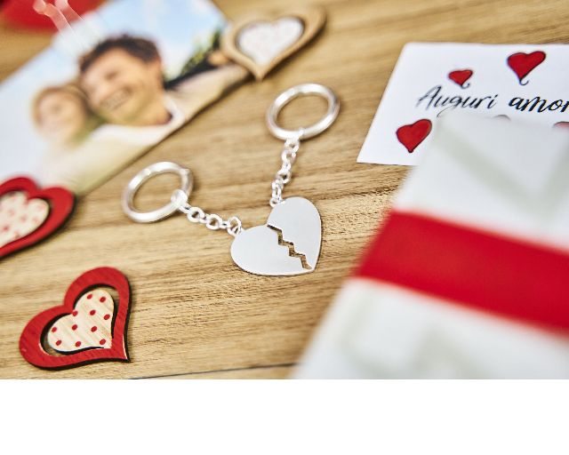 Portachiavi Divisibile Cuore Argento Selezione Zanolli 27394 611pccuore