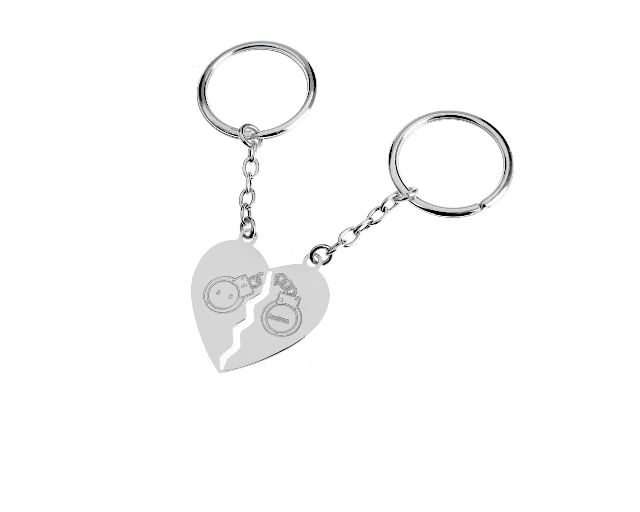 Portachiavi Divisibile Cuore Argento Selezione Zanolli 27394 611pccuore