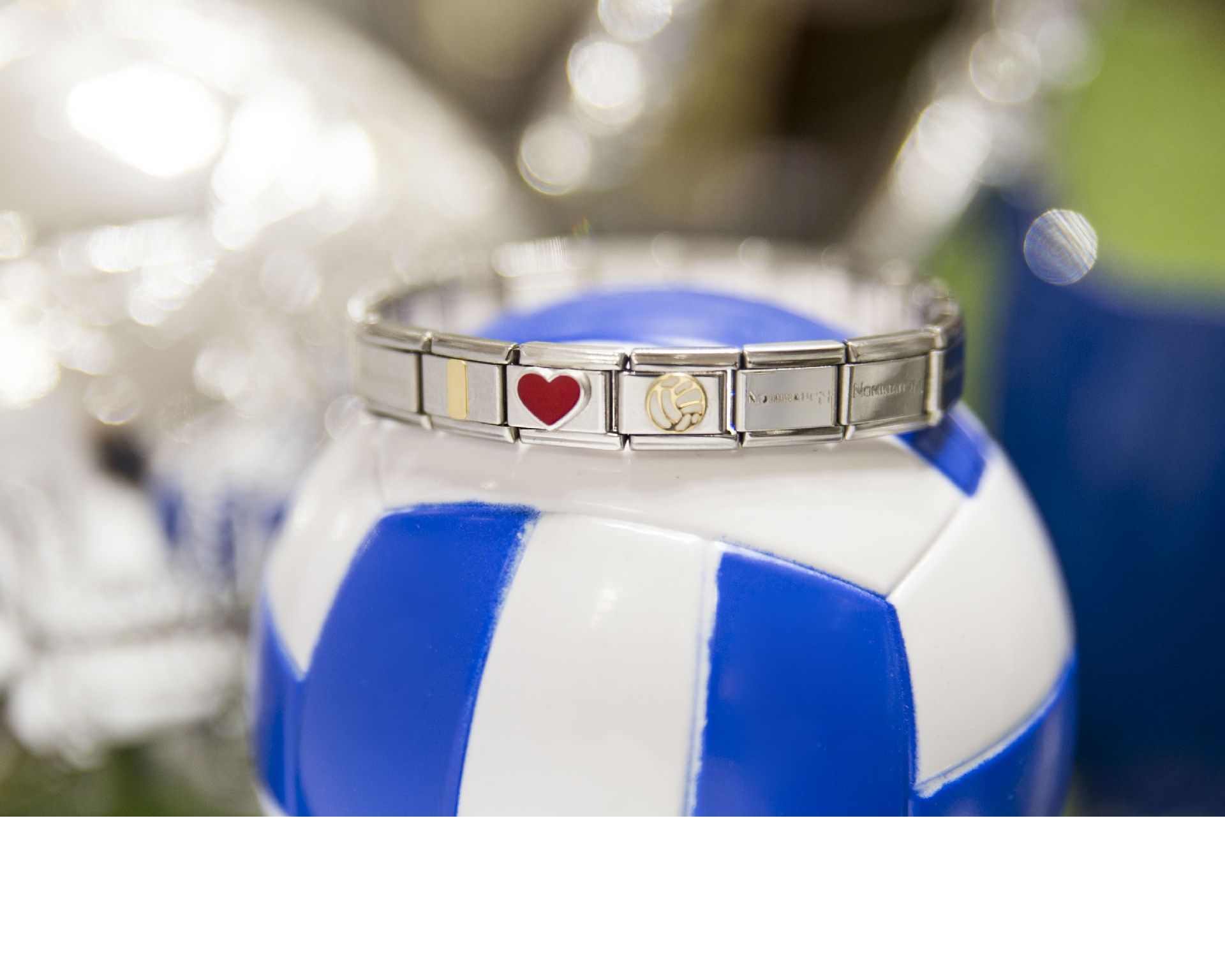 Bracelet Composable Steel Volley Lover Nomination 161694 754brcamantevolley