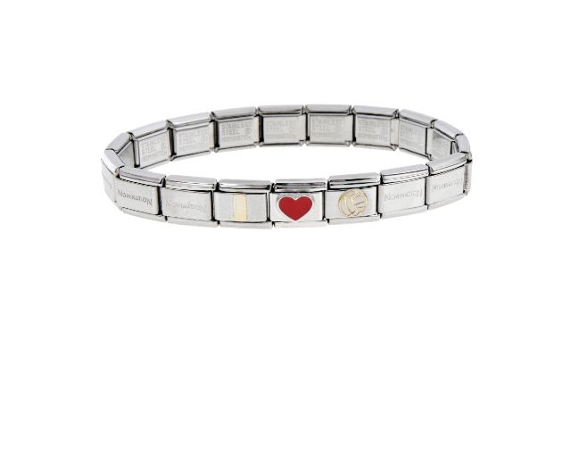 Bracelet Composable Steel Volley Lover Nomination 161694 754brcamantevolley