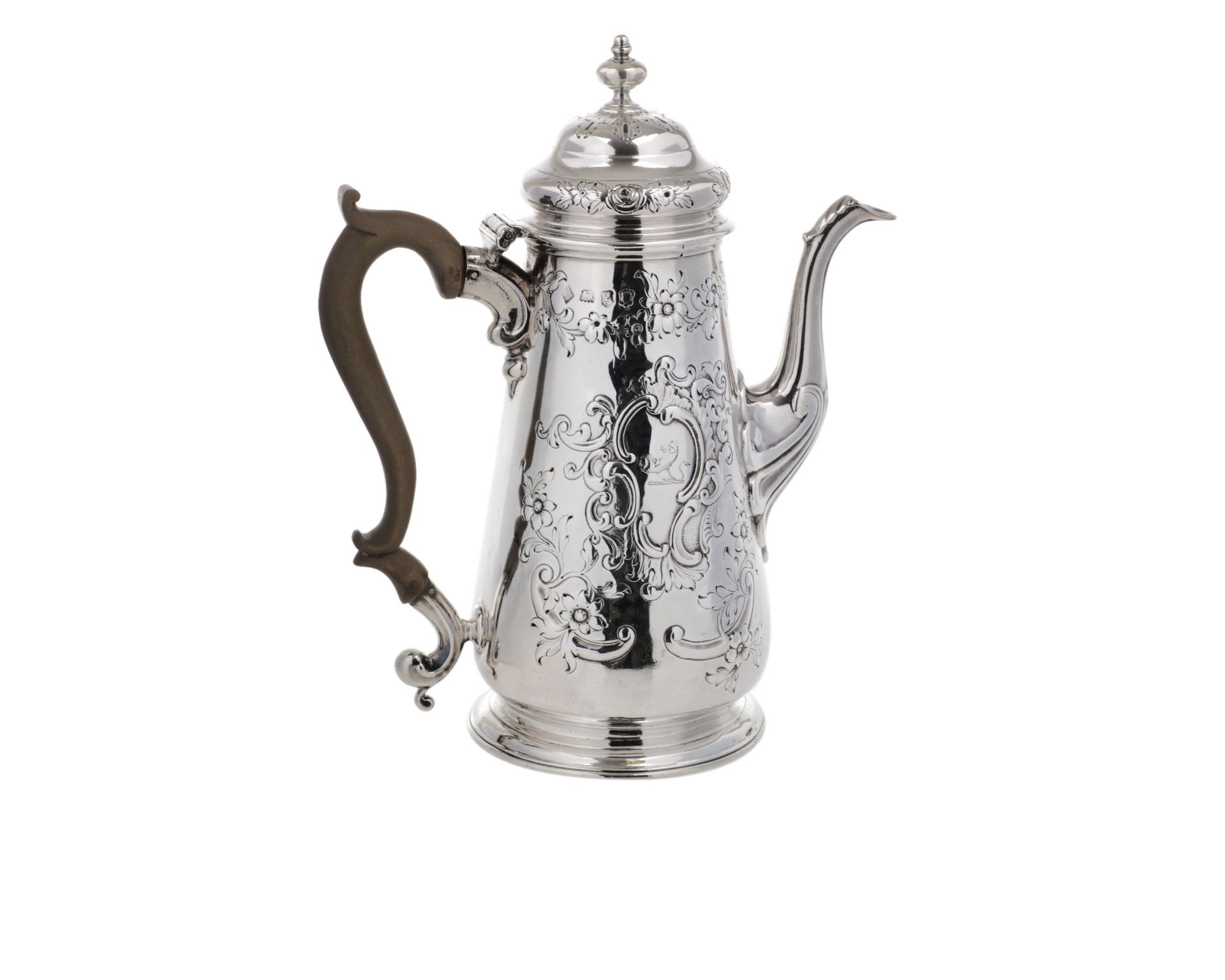 Coffeepot Silver London Gb 1742 1743 Selezione Zanolli 134095 V81r0177