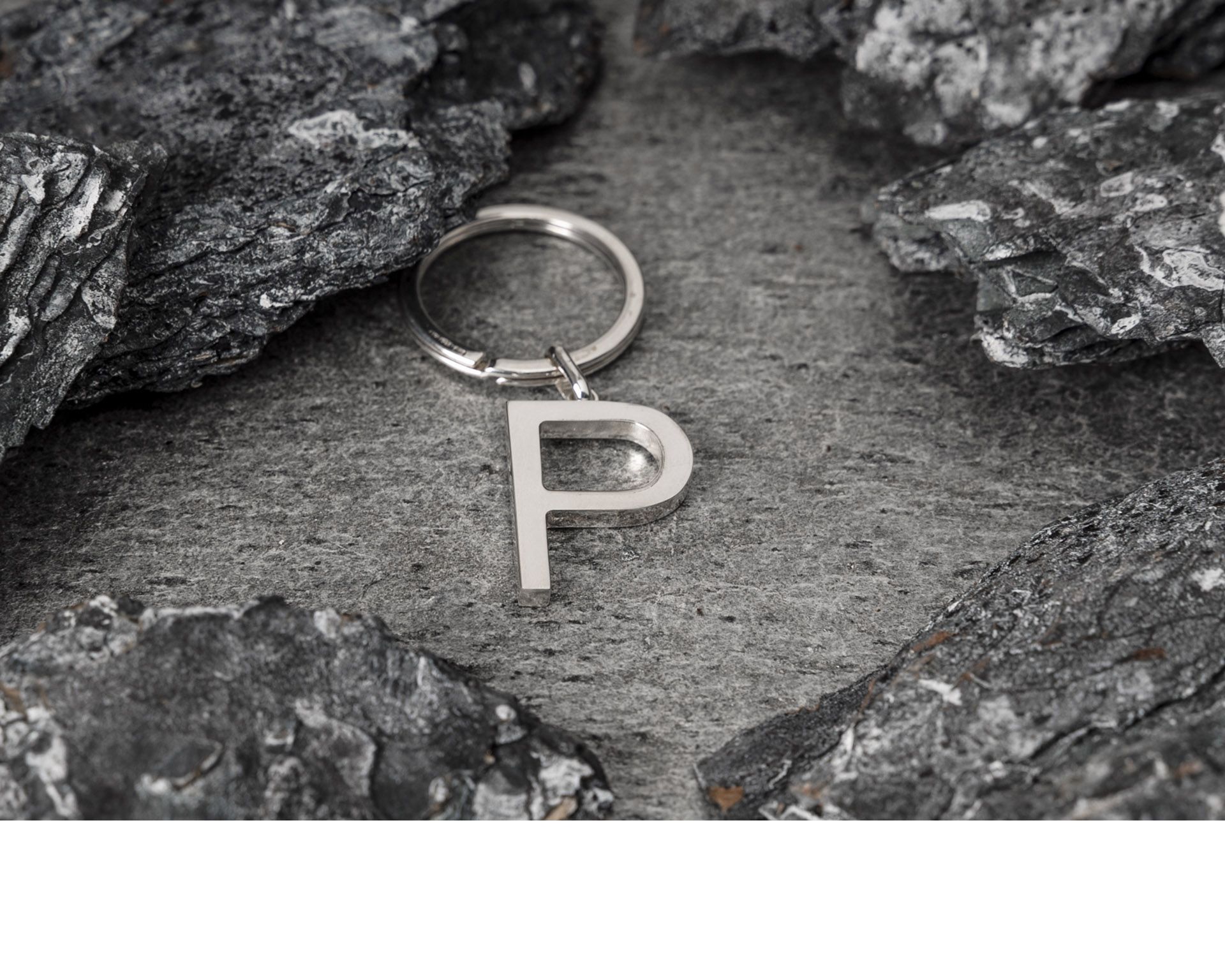 Portachiavi Argento Lettera P Selezione Zanolli 10961 2vpcp