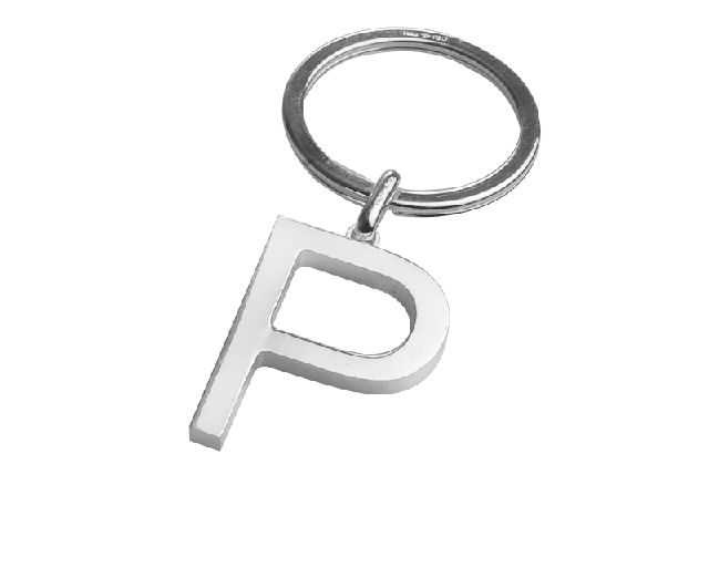 Portachiavi Argento Lettera P Selezione Zanolli 10961 2vpcp