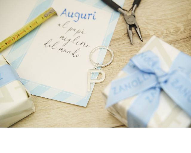 Portachiavi Argento Lettera P Selezione Zanolli 10961 2vpcp