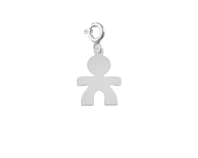 Pendant boy silver