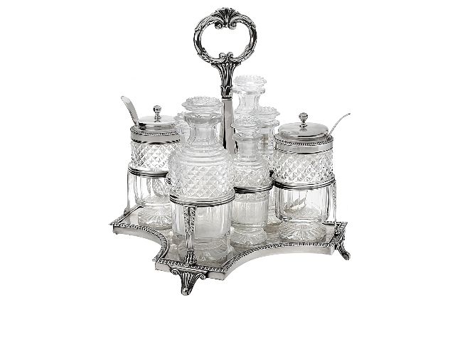 Cruet argento 1090 grammi londra (gb) 1815-1816