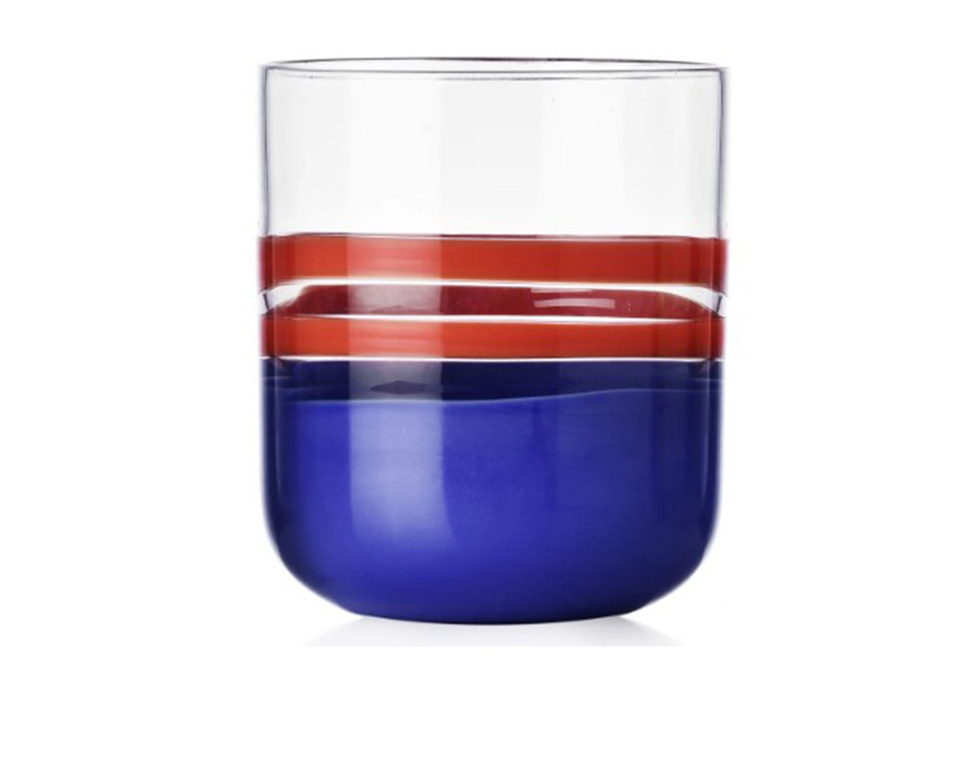 Bicchiere Tumbler Gesti Rosso Azzurro Ichendorf