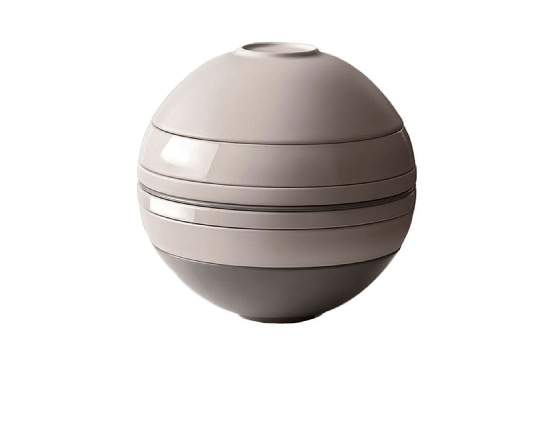 Iconic La Boule Porcellana Pure Beige 7 Pezzi Villeroy E Boch