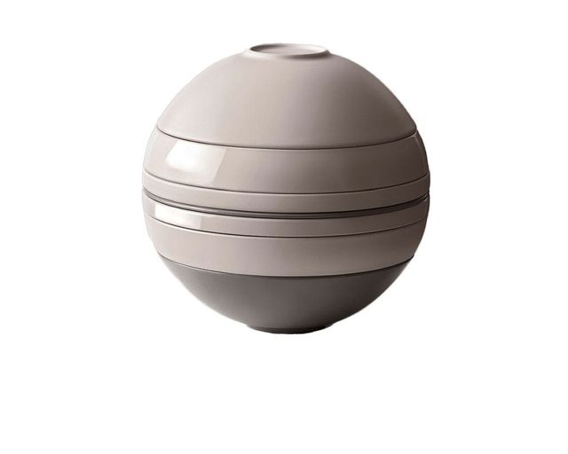 Iconic la boule porcellana pure beige 7 pezzi
