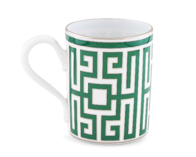 Mug Labirinto Smeraldo Porcelain Richard Ginori 190428 F00400tz7010400a49