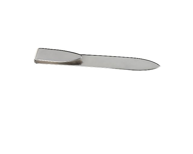 Paper knife and bookmark silver