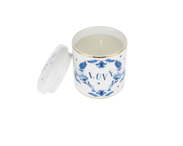Fragrant Candle La Tavola Scomposta Porcelain Love Bitossi Home 162478 954ftb00085