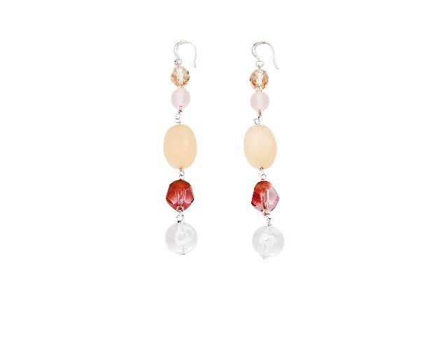 Earrings candy red