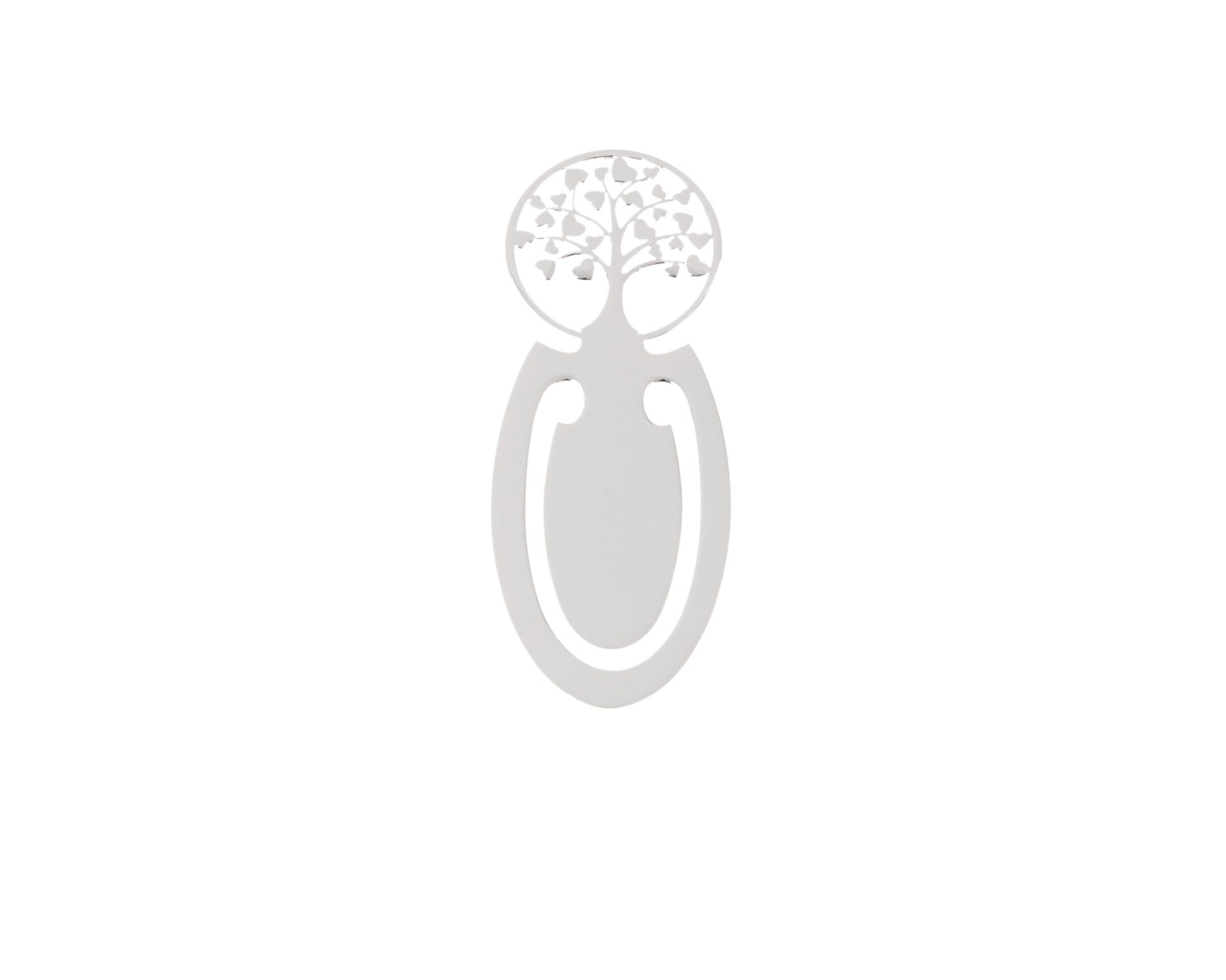 Segnalibro Albero Della Vita Argento Con Foglie A Forma Di Cuore Selezione Zanolli 179730 964slac