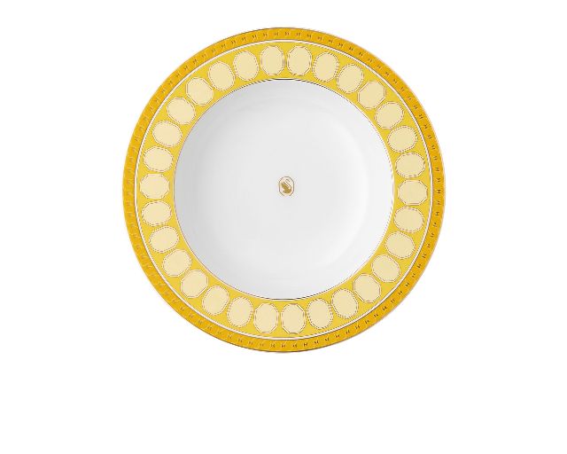 Deep plate signum jonquil porcelain