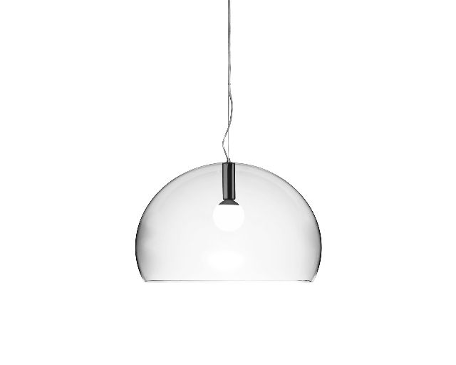 Lampada sospensione big fl/y trasparente