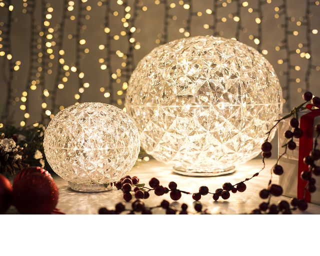 Table Lamp Mini Planet Crystal Kartell 168334 90609410b4