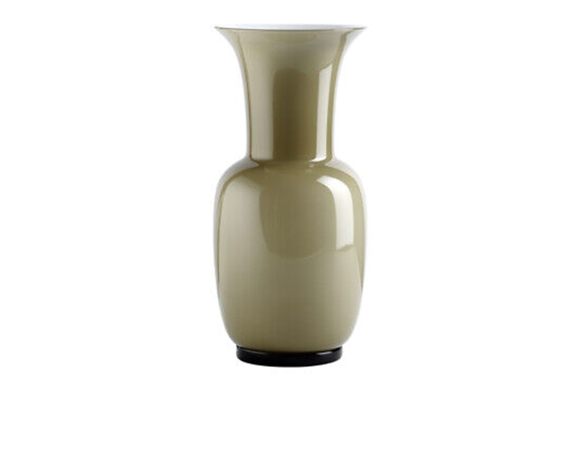 Vase Opalino Murano Glass Taupe And Milk White Venini 154265 93170622tpla