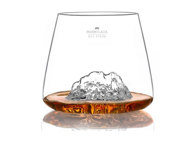 Set Bicchieri Whisky Topographic Tofanemarmolada 2 Pezzi Alaskan Maker 189444 200toma